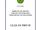 [Luận án tiến sĩ]_ Nghiên cứu các giải pháp giảm phát thải khí nhà kính trong sản xuất lúa tỉnh Thái Bình