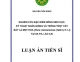 [Luận án tiến sĩ]_ Nghiên cứu đặc điểm nông sinh học, kỹ thuật nhân giống và trồng trọt cây Bảy lá một hoa tại Sa Pa