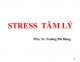 Bài Giảng - Stress Tâm Lý 