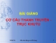 Bài Giảng - Cơ Cấu Thanh Truyền - Trục Khuỷu 