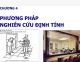 Bài Giảng chương 4 - Phương Pháp Nghiên Cứu Định Tính 