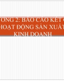 Chương 2. Kết quả HĐ SXKD - Ths Nguyễn Thị Tuyết Mai (ĐH Ngoại thương)