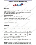 Đề thi tín dụng Vietinbank (T11-2009)