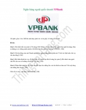 Đề thi tự luận - Vị trí tín dụng VP Bank