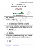 Giải đề thi Tín dụng Vietcombank (VCB) Bắc Giang - Bắc Ninh (11-10-2012)