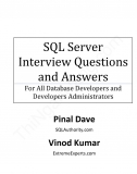 Tuyển tập câu phỏng vấn và trả lời SQL server - Vị trí Quản trị viên và Phát triển dữ liệu