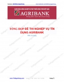 Tổng hợp đề thi nghiệp vụ Tín dụng vào Agribank 2015
