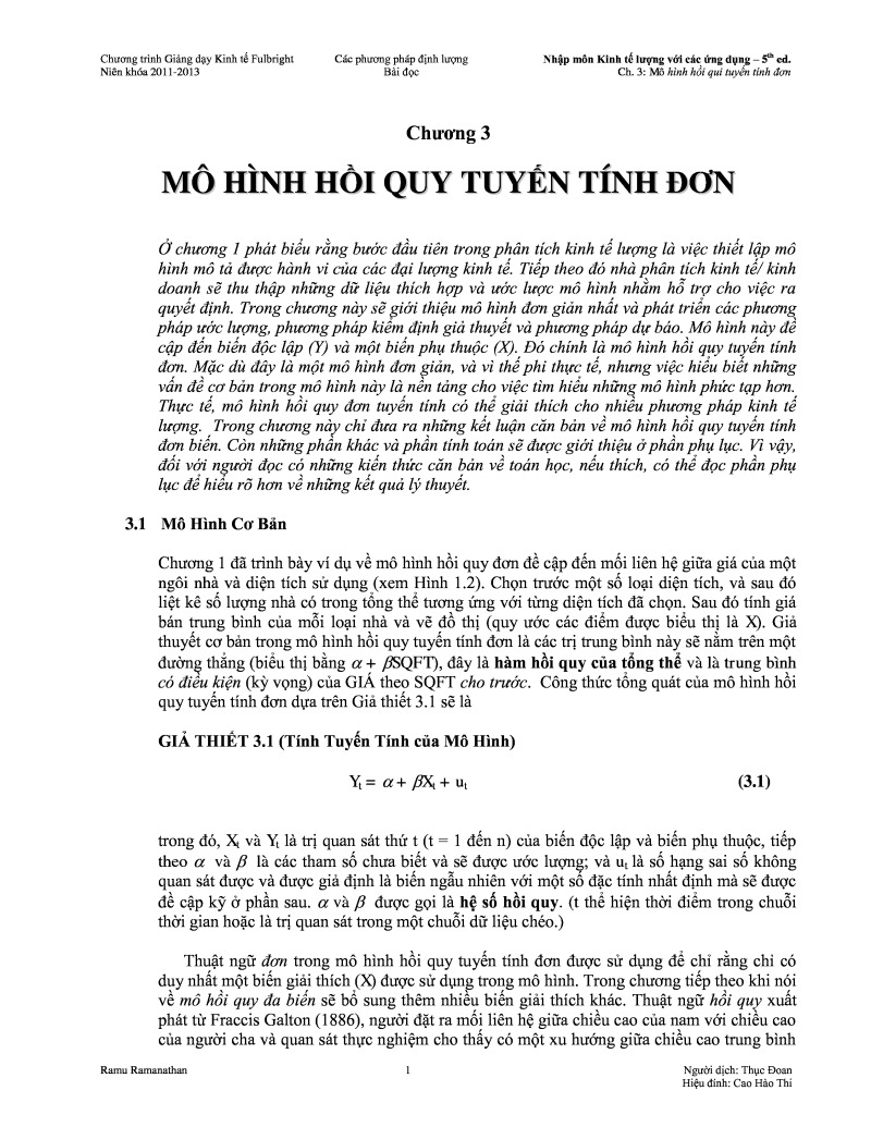 Bài 3 Phân tích hồi quy tuyến tính bội Multiple Linear Regression #38 Bài 3 Phân tích hồi quy tuyến tính bội Multiple Linear Regression
