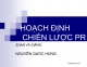 Hoạch định chiến lược PR - Nguyễn Quốc Hùng