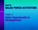 Chapter 3. Sales Opportunity in Management - Cơ hội bán hàng trong quản lý