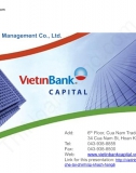 Slide giới thiệu sản phẩm - dịch vụ của VietinBank Capital