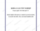 Khóa luận - Phát triển tín dụng cá nhân tại ngân hàng Sài Gòn thương tín, chi nhánh Đông Đô