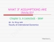 Slide Kinh tế lượng: Lecture 5 - Assumptions