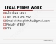 [Slide dịch hợp đồng] Chapter 4: Legal frame work
