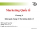 Slide Marketing quốc tế chương 1:Khái quát chung về Marketing quốc tế