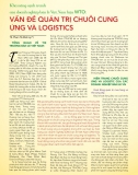 Vấn đề quản lý Chuỗi cung ứng và Logistics tại Việt Nam