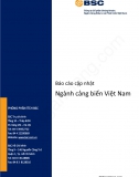Báo cáo ngành cảng biển Việt Nam năm 2015