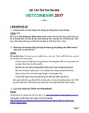 Sổ tay thi online Vietcombank 2017