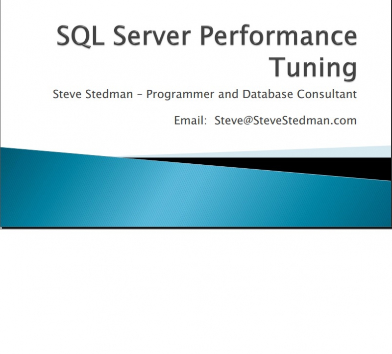 SQL-Server-Performance-Tuning