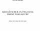 [Luận văn thạc sĩ] Hàm lồi Schur và ứng dụng trong toán sơ cấp