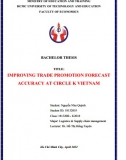 [Khóa luận tốt nghiệp] Improving trade promotion forecast accuracy at Circle K Vietnam