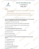 Đề thi Giao dịch viên Vietcombank 2024 - Đề số 1 (có đáp án)